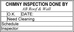 inspection type format form stamp size 40mmx90mm