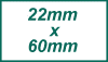 stamp size 22x60